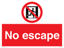 no-escape-sign-red-background-with-white-text-running-man-in-a-prohibition-circl~